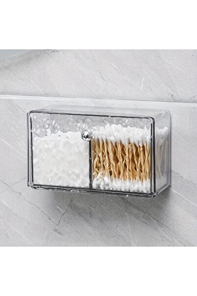 Choice Clear Clear Wall Mounted Bathroom Storage Box, Makeup Organizer, Clear Acrylic Organizers Storage, C