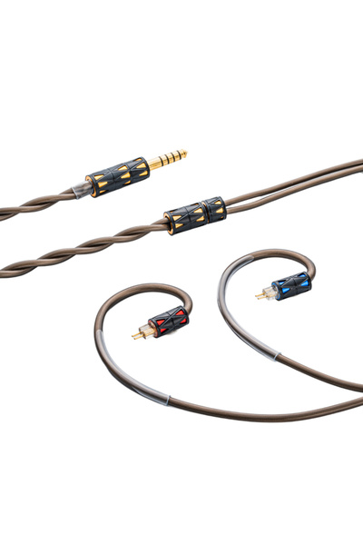 Yongse كابل سماعة أذن Orca Furukawa OFC نحاسي ثنائي السن، 4.4 مم، مُحسّن، ملحقات صوتية لسماعات الأذن الداخلية (IEMS)