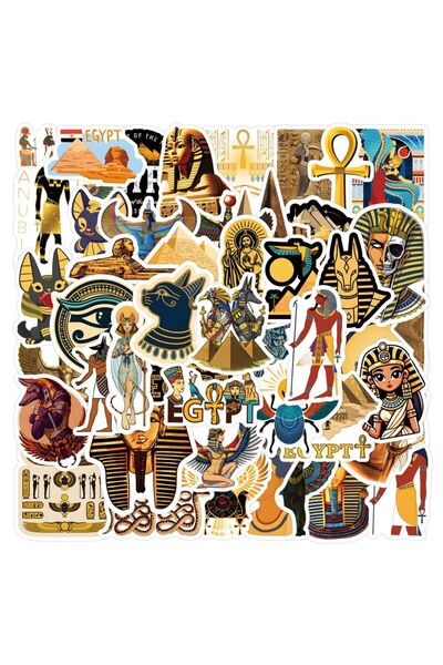 Choice ملصقات مصرية متعددة الألوان، 60 قطعة، ملصقات يمكنك صنعها بنفسك، مناسبة...