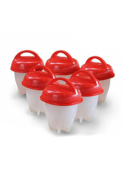 Choice1 6pcs 1/6pc Egg Poachers Cooker Silicone Non-Stick Egg Boiler Cookers ...