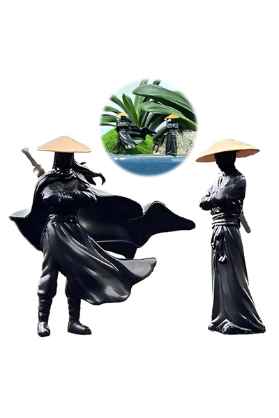 Choice Cool Chinese Kung Fu Swordsman Miniatures Car Interior Doll Knight Computer Screen Desktop Orname...