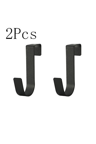 Choice خطافان أسودان أو 5 خطافات متعددة الأغراض على شكل حرف S لتعليق الملابس ...