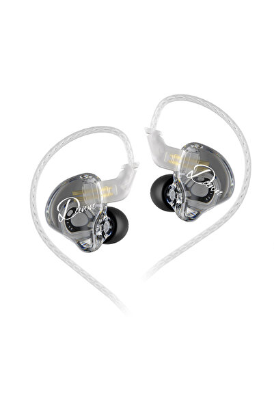 Choice سماعات أذن KZ Dawn فضية اللون بدون ميكروفون، سماعات أذن مانعة للضوضاء ...