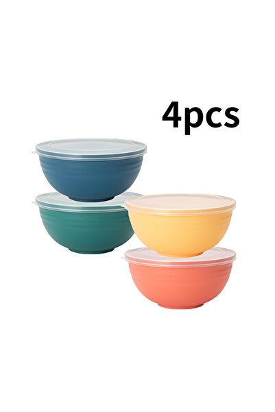 Choice 4pc 1/4pcs bowl set with lid, bento box, sealed storage of dry food, f...