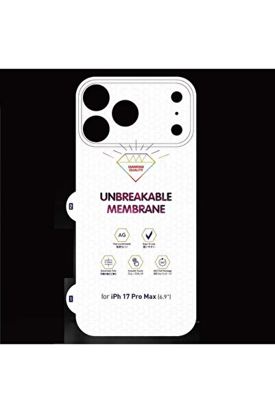 Choice1 promax Matte Clear Matte Back gel Film For iPhone 17 Pro 17 Pro Max F...