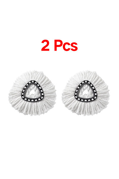 Choice قطعتان من قماش رأس الممسحة البديل المصنوع من الألياف الدقيقة، عبوات إع...