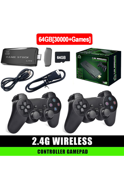 Choice 30000-Game-64GB M8 4K New TV Game Stick Retro Video Game Console with 64GB/Built in 3/40000+ Games 1