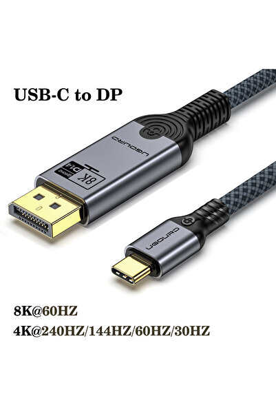 Choice 1.5m USB-C to DP1.4 TYPE-C to DP1.4 Cable USB-C to DisplayPort 1.4 8K60Hz Adapter Cable 4K240Hz for