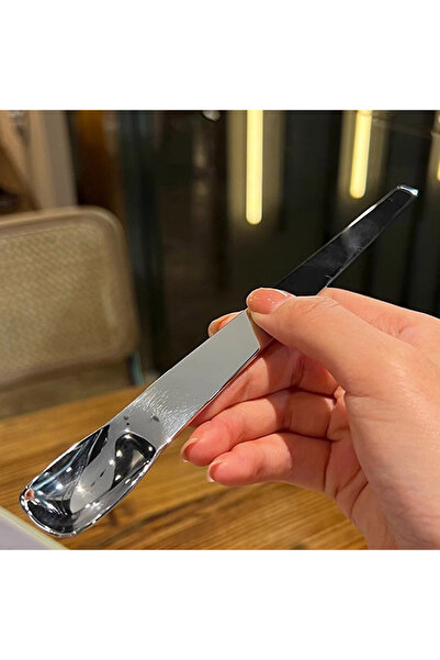 Choice Silver The Flat Coffee Spoon Stainless Steel Coffee Stirrers Tea Spoons Espresso Spoons Ice Cream Ca