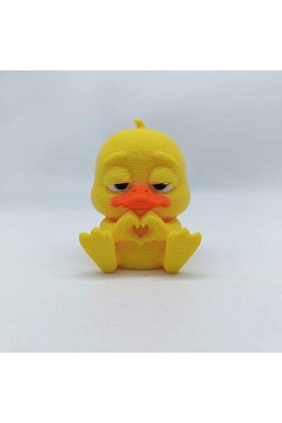 Choice تمثال البطة الصفراء الصغيرة "الراحة أفضل من الحب"، تمثال بطة مطبوع ثلا...