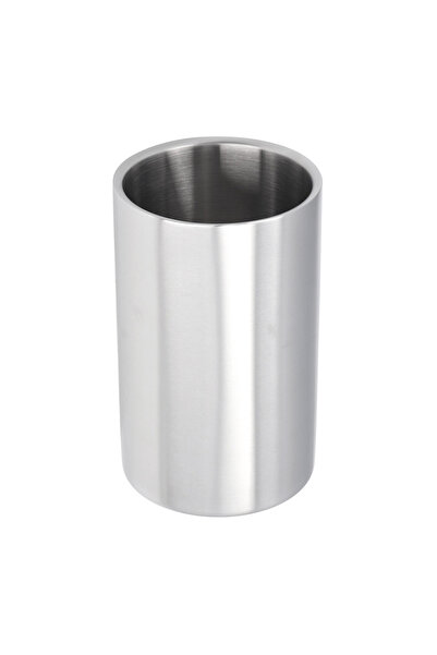 Choice دلو نبيذ أنيق ذو شكل مستقيم رفيع، مصنوع من الفولاذ المقاوم للصدأ المزد...