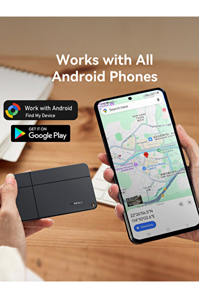 Choice شاحن لاسلكي أسود - قطعة واحدة، بطاقة تتبع جوجل "العثور على جهازي"، محف...