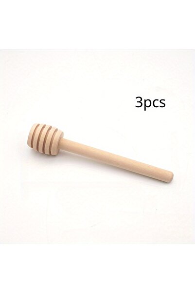 Choice 3pcs 3pcs Natural Honey Stick - Wooden Stirring Stick for Coffee, Milk...