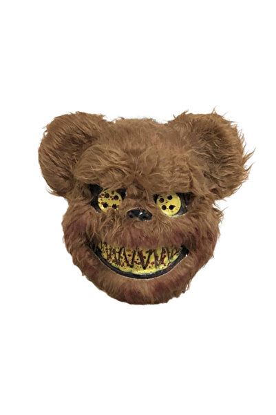 Choice1 BR Bloody Plush Bear Mask Halloween Ghost Festival Mask Realistic Blo...