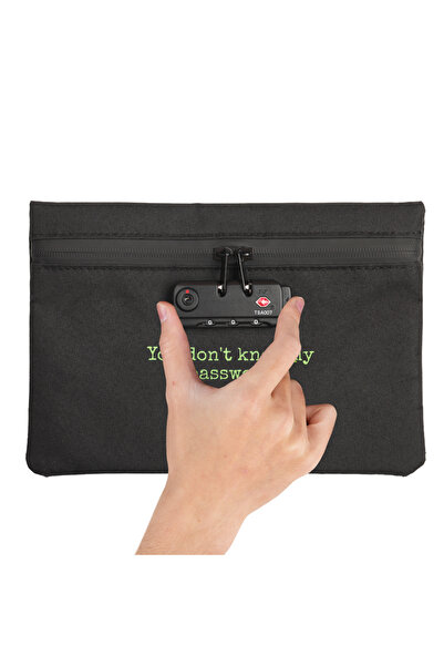 Choice حقيبة FIREDOG سوداء مانعة للروائح مع قفل "أنت لا تعرف كلمة المرور الخا...