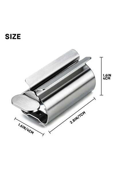 Choice 1pc silvery 1pc Stainless Steel Wringer Roller Rotate Dispenser for Oi...