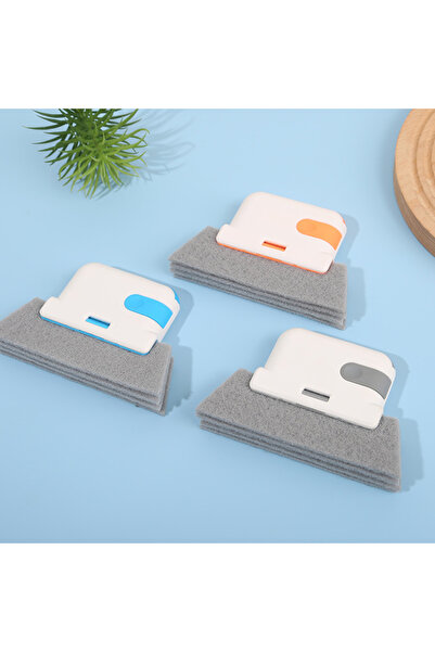 Choice فرشاة تنظيف فتحات النوافذ قابلة للفصل بلون عشوائي، 2 في 1، فرشاة تنظيف...