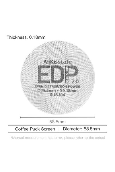 Choice8 1pcs 58.5MM Alikisscafe Coffee Puck Screen Magnetic Espresso Filter 4...