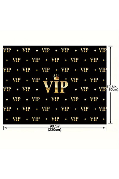 Choice1 180X230cm black 1 VIP Photography Background Royal Crown Black Gold G...