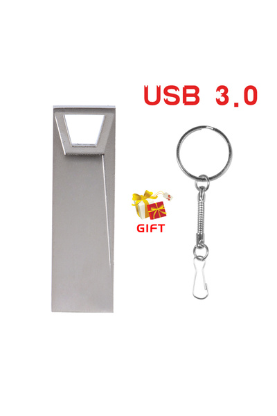 Choice15 64 GB Silver High speed USB 3.0 metal USB flash drive 256GB 128GB 64...