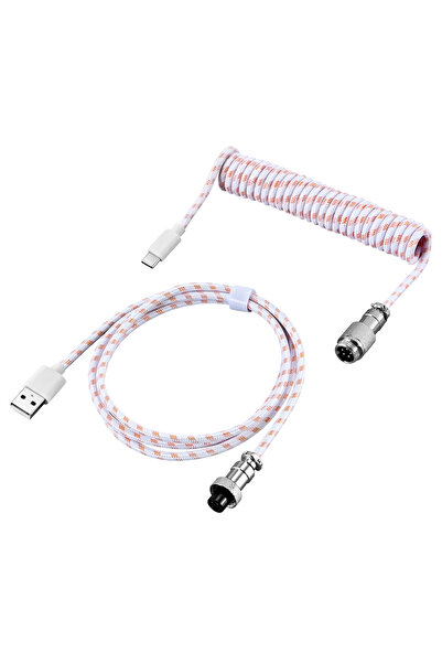 Choice كابل لوحة مفاتيح ديكور ملفوف من النوع C إلى كابل لوحة مفاتيح ميكانيكية...