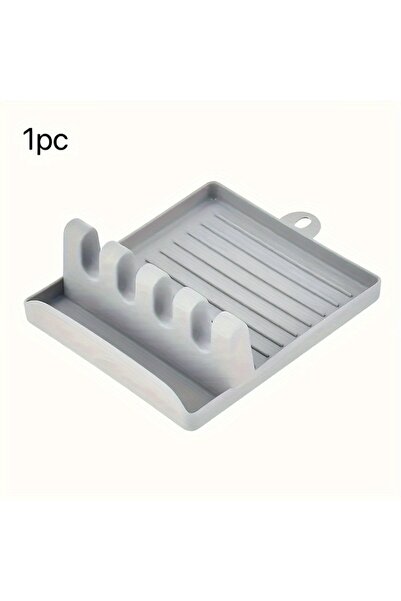 Choice حامل أدوات مائدة من السيليكون الرمادي الفاتح، حامل أدوات المائدة، رف ت...