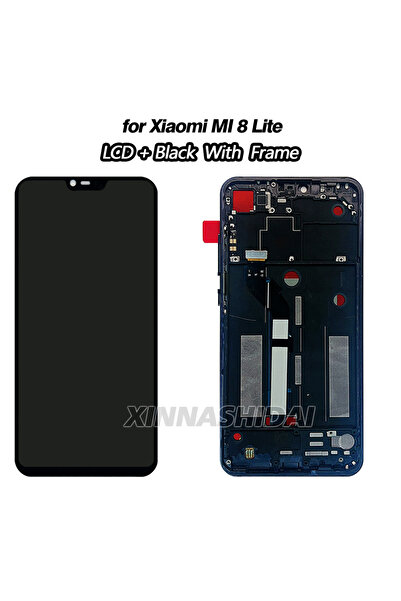 Choice3 شاشة LCD سوداء مع إطار شاشة لمس تم اختباره بنسبة 100% لهاتف Mi 8 Lite...