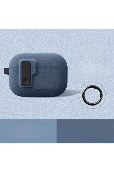 Choice جراب AirPods Pro 3 أزرق A 2025، جراب مغناطيسي بقفل تلقائي، حامل للهاتف...