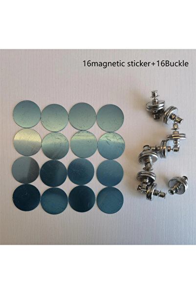 Choice6 خطافات مغناطيسية شديدة التحمل للستائر، 20 مم، 8 أزواج - علاقة جدارية ...