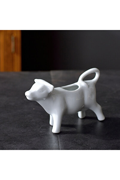 Choice1 white cow 1Pcs Milk Creamer Ceramic Jug Cow Coffee Cup Sauce Gravy Di...