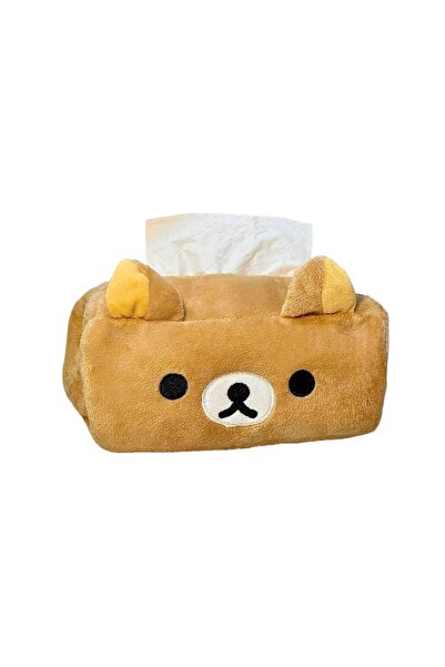 Choice Tissue box Cute Bear Plush Tissue Box Holder Easy Pull Paper Towel Org...
