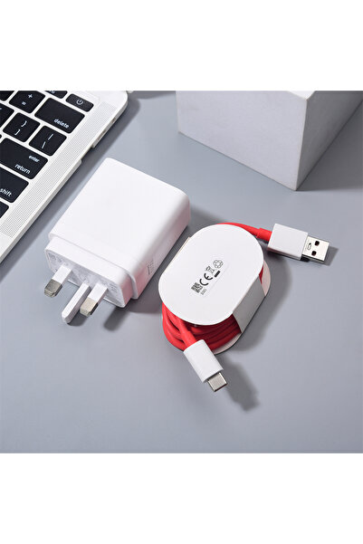 Choice شاحن ون بلس سوبر فووك/دارت بقوة 100 واط، محول طاقة أوروبي/بريطاني، كابل من النوع C سريع الشحن 10 أمبير.