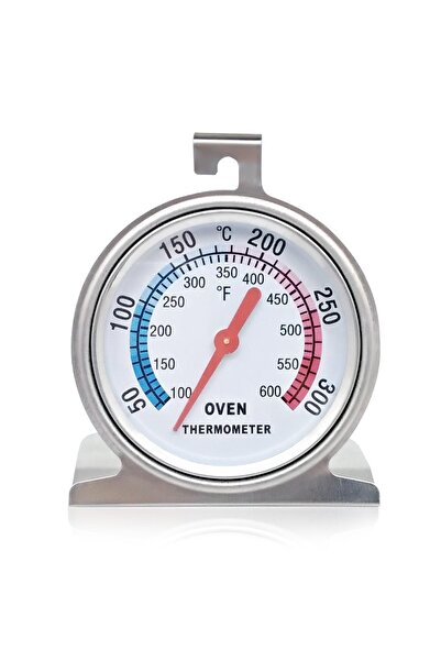 Choice ميزان حرارة فضي اللون للفرن والشواء والخبز، بقرص قطره 2.75 بوصة، من سلسلة كلاسيك، مصنوع من الفولاذ المقاوم للصدأ، مناسب للمطبخ