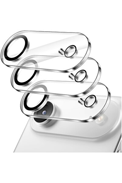 Choice For iPhone Air Clear 3PCS 9H Tempered Glass Camera Lens Protector Cove...
