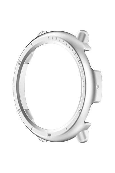 Choice غطاء حماية صلب مجوف من البولي كربونات الفضي لساعة أمازفيت أكتيف 2 (A24...