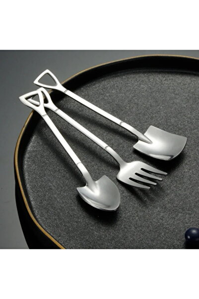 Choice ملاعق شاي سميكة من الفولاذ المقاوم للصدأ، 3 قطع، ملاعق قهوة مبتكرة للآ...