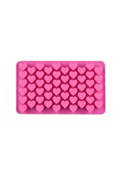 Choice قوالب حلوى جيلاتينية من السيليكون على شكل قلب وردي، قوالب شوكولاتة غير...