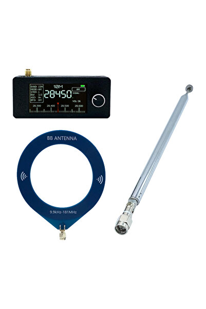 ALLOYSEED راديو صغير StyleF ATS-mini V3 SI4732، جهاز استقبال راديو جيب، يدعم نطاقات AM وSSB وLSB، مزود بمنفذ USB ووحدة ESP32-S3.