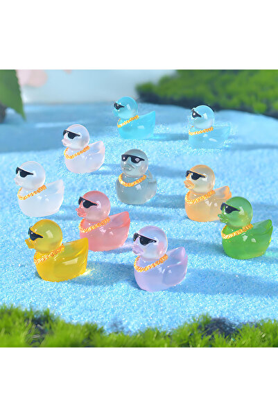 Choice 20 قطعة من البط الصغير المضيء في الظلام بألوان عشوائية، 10/20 قطعة، مج...