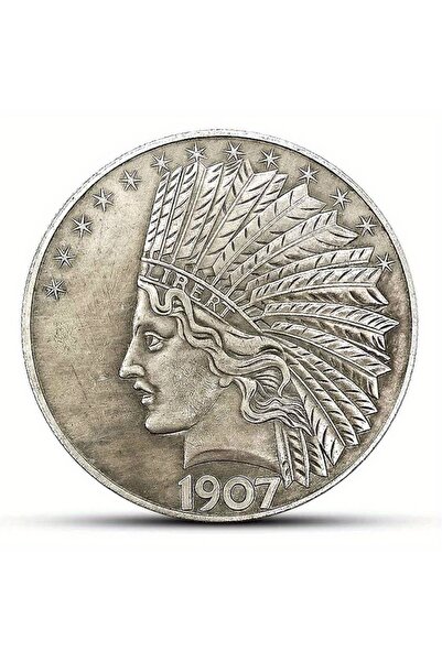 Choice قطعة واحدة من عملة الحرية العتيقة ذات رأس الهندي - عملة تذكارية أمريكي...