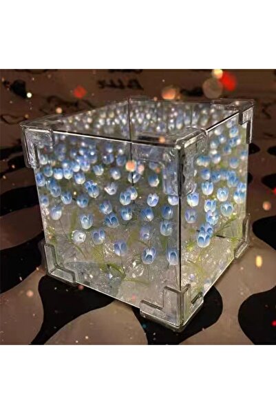 Choice Blue Creative DIY Tulip Night Light Led Decorative Night Lamp Magic Cu...