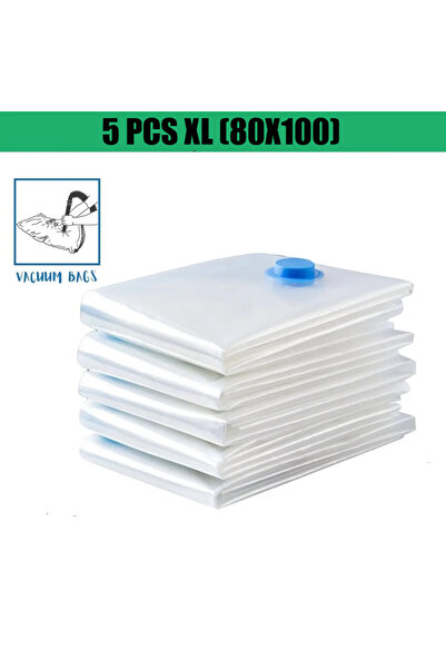 Choice Show In Picture 5Pcs-80x100-Only Bag Vacuum Storage Bags, Space Saver ...