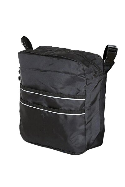 Choice حقيبة ظهر سوداء للكراسي المتحركة مع حامل أكواب، حقيبة تخزين للكراسي ال...