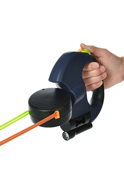 Choice حبل كلاب قابل للسحب بطول 3 أمتار - يتحمل وزن 8 كيلوغرامات، لون كحلي، م...