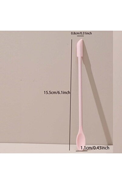 choice2 ملعقة تنظيف سيليكون مزدوجة الرأس وردية اللون، أداة ختم وختم، لتزيين ر...