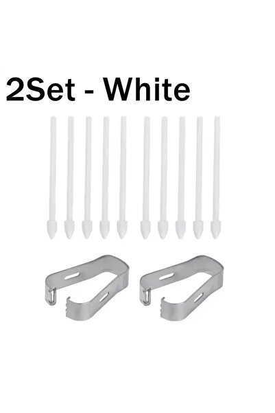 Choice طقم من قطعتين من رؤوس أقلام الرصاص البيضاء لأجهزة Tab S6 Lite وS6 وS7 ...