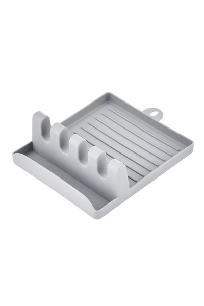 Choice حامل ملاعق مطبخ أبيض قطعة واحدة، رف شوك وملاعق مسطحة، منظم رفوف، حامل ...