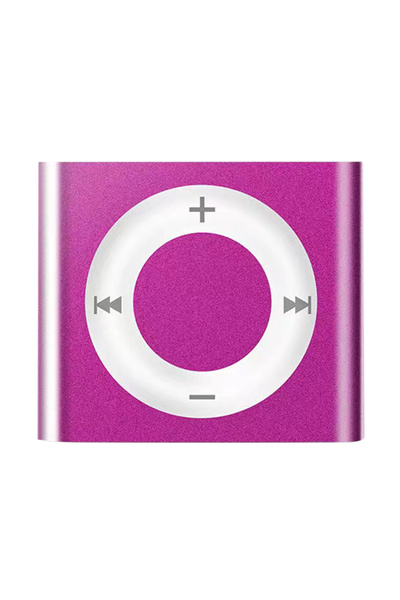 ALLOYSEED مشغل موسيقى MP3 صغير بلون أحمر وردي، مزود بمشبك معدني ومكبر صوت مدم...