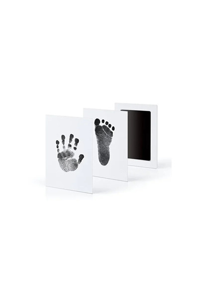 Choice 1PC Black Baby Handprint Footprints Ink Pads for Pet Safe Non-toxic No...