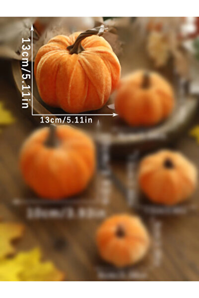 Choice يقطينة BS3007-1، قطعة واحدة من اليقطين المخملي الصناعي، زينة يقطينة حم...